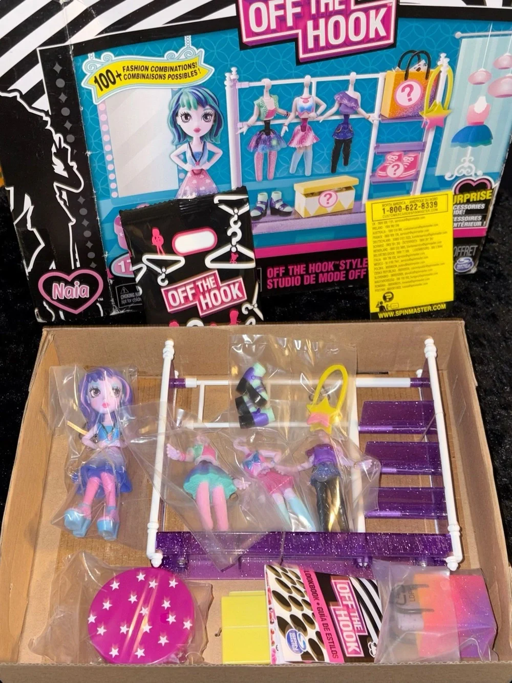 Off The Hook Style Studio Fashion Doll Playset - Pink & Blue